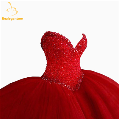 Red Beaded Crystal Ball Gown Dress - in 4 clolors Quick Costume Change Products Shop Red Beaded Crystal Ball Gown Dress - in 4 clolors Quick Costume Change Products Shop