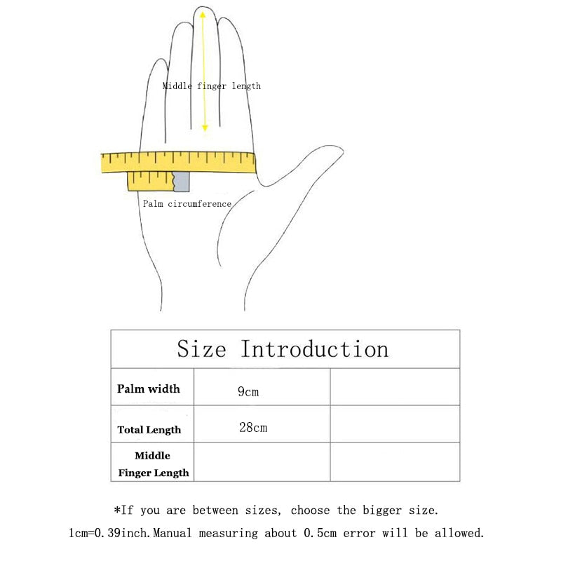 Wristband Half Finger Glove