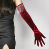 Загрузить изображение в средство просмотра галереи, Full Finger Long Retro Velvet Gloves