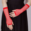 Load image into Gallery viewer, Stage Performance Elastic Diamonds Mesh Gloves