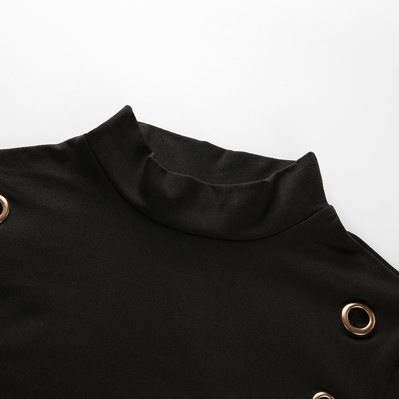 Black Long Sleeve Bodysuit