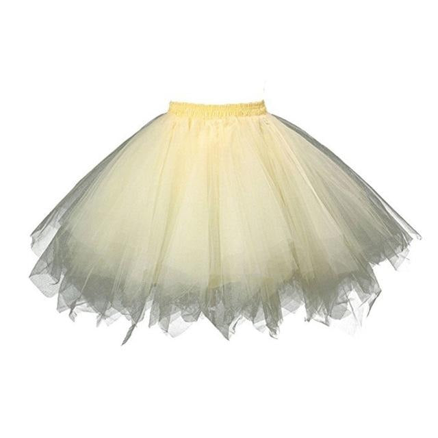 Elastic Stretchy Short Petticoat