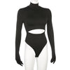 Long Sleeve Bodysuit With Gloves
