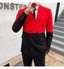 Charger l&#39;image dans la visionneuse de la galerie, Double-Breasted Slim Stage Suit / Tuxedo (Jacket+Pants)