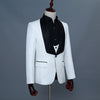Bild in den Galerie-Viewer laden, Solid Tuxedo Suits - Mens 3 Pcs Suit (Jacket+Vest+Pants)