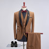 Bild in den Galerie-Viewer laden, Business Slim Suit Royal Tuxedo - Mens 3 Pcs Set (Jacket+Vest+Pants)